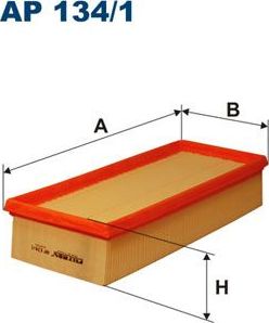 Воздушный фильтр Filtron для Renault Espace III 1996-2000. Артикул AP 134/1