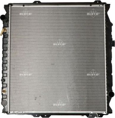 Радиатор охлаждения двигателя NRF (алюминий). Артикул 56615