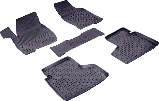 Коврики резиновые Seintex с высоким бортиком для салона Chevrolet Niva 2002-2008. Артикул 84834