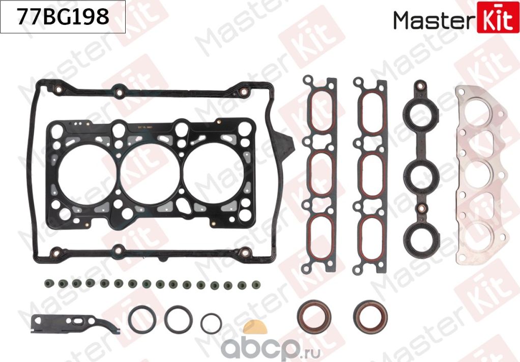 Комплект прокладок ГБЦ (Master KIT). Артикул 77BG198