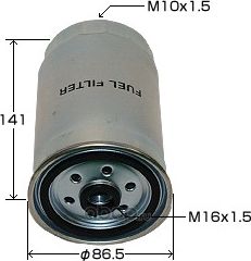 FC-016 ФИЛЬТР ТОПЛИВНЫЙSANTA FE 06- (2,2L) DIESEL,SORENTO 06- (2,2/2 (VIC). Артикул FC016