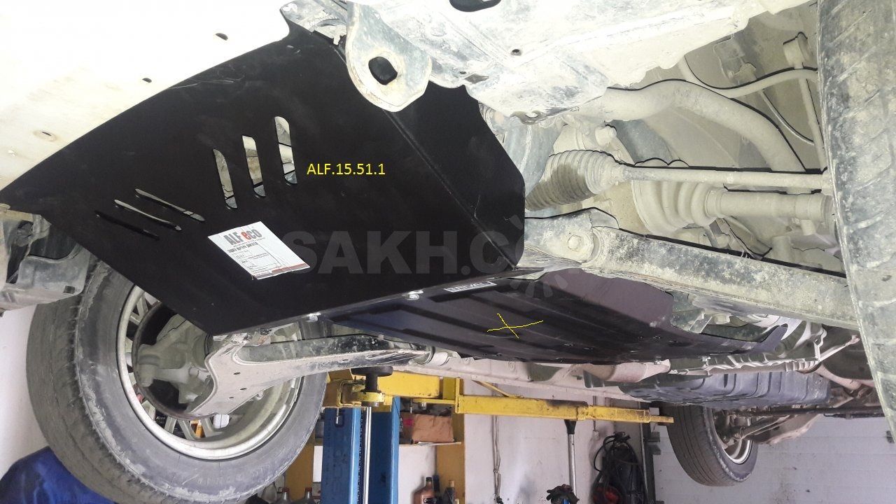 Защита Alfeco для картера Nissan Pathfinder R50 1995-2004. Артикул ALF.15.51.1