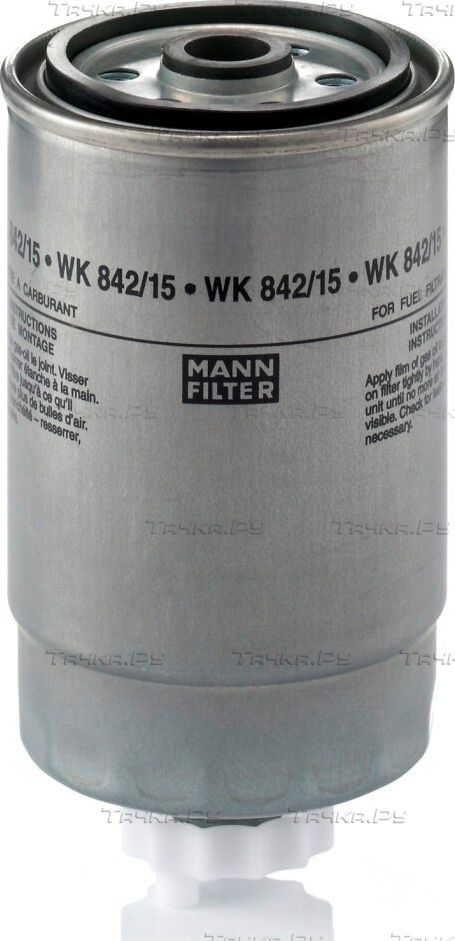 Топливный фильтр Mann-Filter для Fiat Ducato II 2002-2002. Артикул WK 842/15