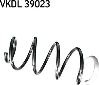 Пружина подвески SKF передняя для Mercedes-Benz Viano I (W639) 2003-2014. Артикул VKDL 39023