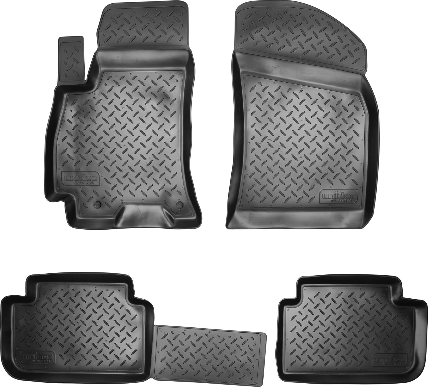 Коврики Норпласт для салона Chevrolet Lanos 2005-2009. Артикул NPL-Po-12-25