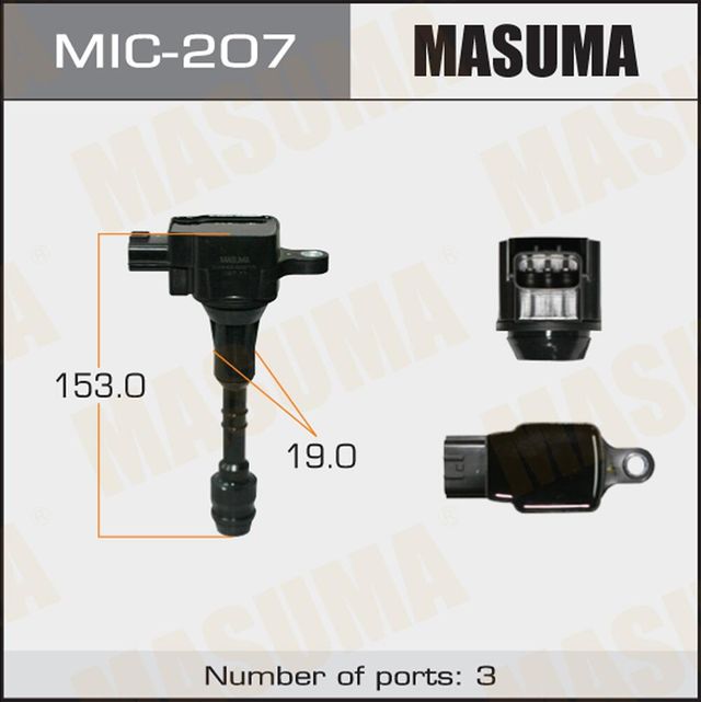 Катушка зажигания Masuma для Nissan Patrol Y61 2000-2026. Артикул MIC-207