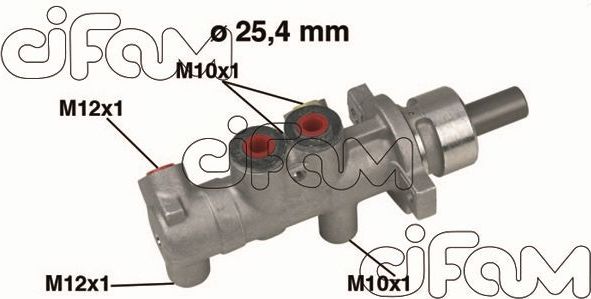 Тормозной цилиндр главный Cifam (алюминий). Артикул 202-415