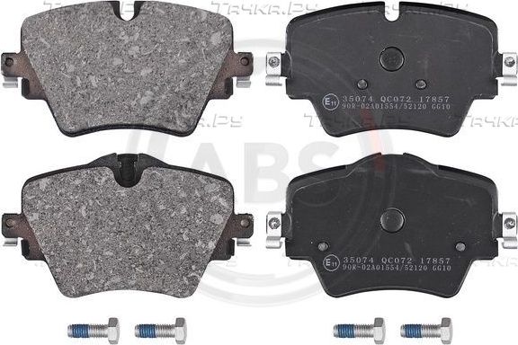 Тормозные колодки ABS передние для MINI Clubman II (F54) 2014-2026. Артикул 35074
