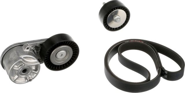 Приводной ремень поликлиновой с роликами (комплект) Gates Micro-V® для Ford Transit Custom I 2015-2026. Артикул K066PK1413