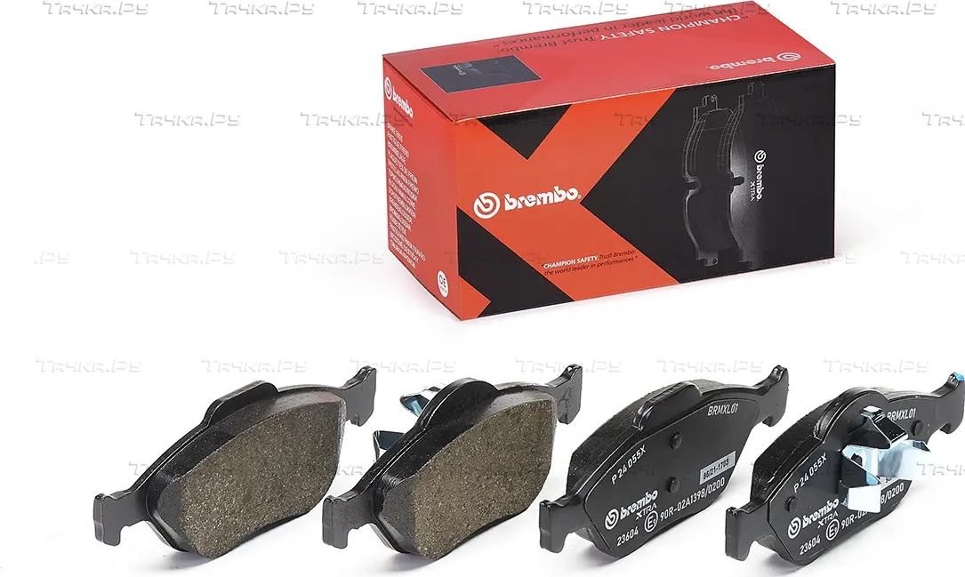 Тормозные колодки Brembo XTRA LINE передние для Ford Fiesta IV 1996-2003. Артикул P 24 055X