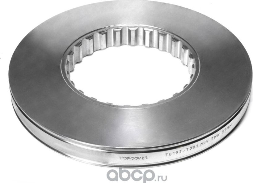 Диск тормозной Volvo FH12/16 (434x45, невентилируемый) арт. 3092710 (T0192-7001) (Topcover). Артикул T01927001