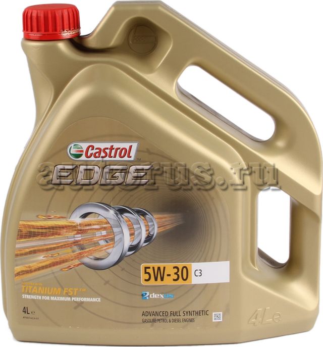 Castrol EDGE 5w30 С3 Titanium 4л. Моторное масло для легковых автомобилей. Артикул 15A568