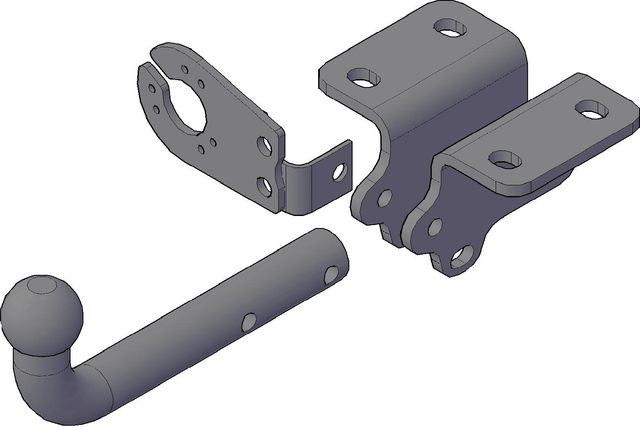 Фаркоп Трейлер для Volkswagen Amarok 2010-2026. Артикул 9160