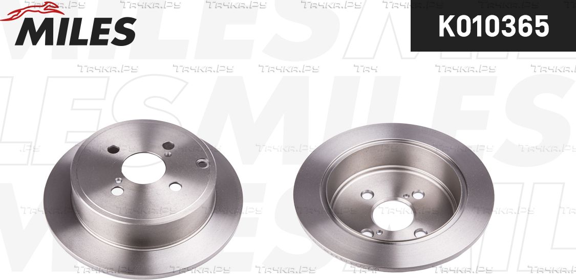 Тормозной диск Miles для Toyota Matrix I (E130) 2002-2004. Артикул K010365