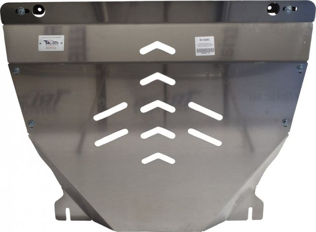 Защита алюминиевая АВС-Дизайн для картера и КПП Ford Explorer V 2010-2019 (комплектация Sport). Артикул 08.16ABC