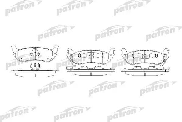 Тормозные колодки Patron. Артикул PBP7001