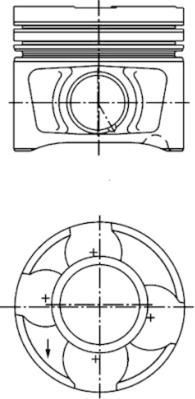 Поршень Kolbenschmidt для SEAT Altea I 2004-2015. Артикул 40356610