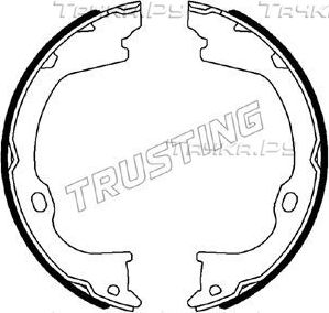 Тормозные колодки (стояночная тормозная система) Trusting задние для Jeep Grand Cherokee IV (WK2) 2011-2026. Артикул 088.243
