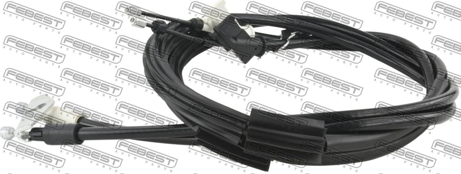 Трос ручника (тросик ручного тормоза) Febest. Артикул 21100-FOCIIDRUM