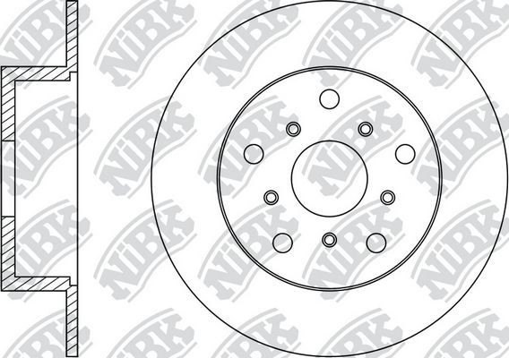 Тормозной диск NiBK. Артикул RN1485