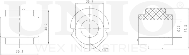 Втулка стабилизатора (Unio). Артикул RMP-10104