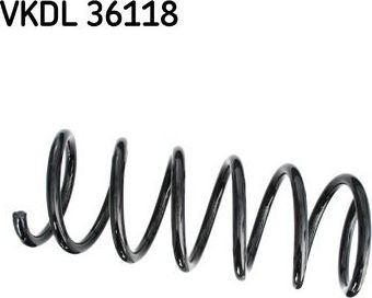 Пружина подвески SKF. Артикул VKDL 36118