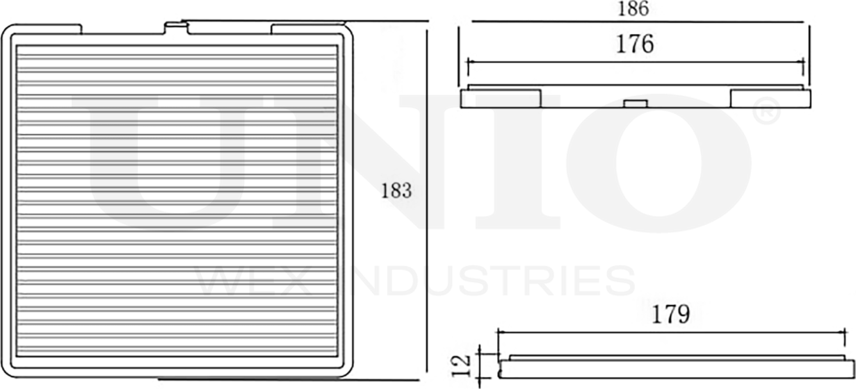 Фильтр салона (Unio). Артикул FLT-40093