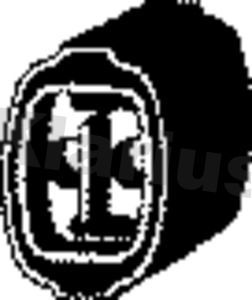 Кронштейн глушителя Klarius (резина). Артикул 420082