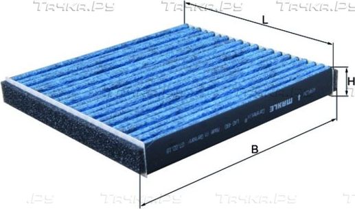 Салонный фильтр Mahle CareMetix® для Lexus LX 570 2007-2021. Артикул LAO 490