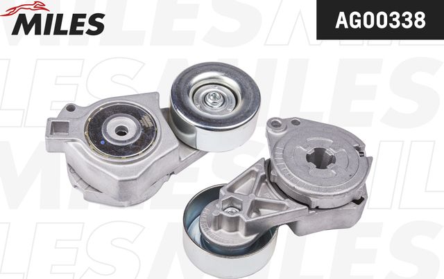 Натяжной ролик (натяжитель) приводного клинового зубчатого ремня Miles. Артикул AG00338