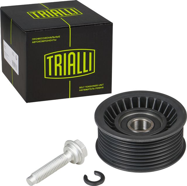 Натяжной ролик (натяжитель) приводного клинового зубчатого ремня Trialli. Артикул CM 5878