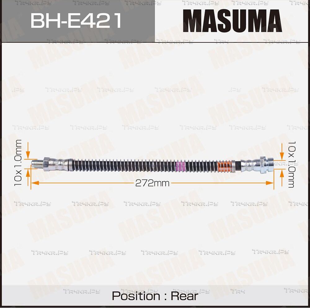 Тормозной шланг Masuma. Артикул BH-E421