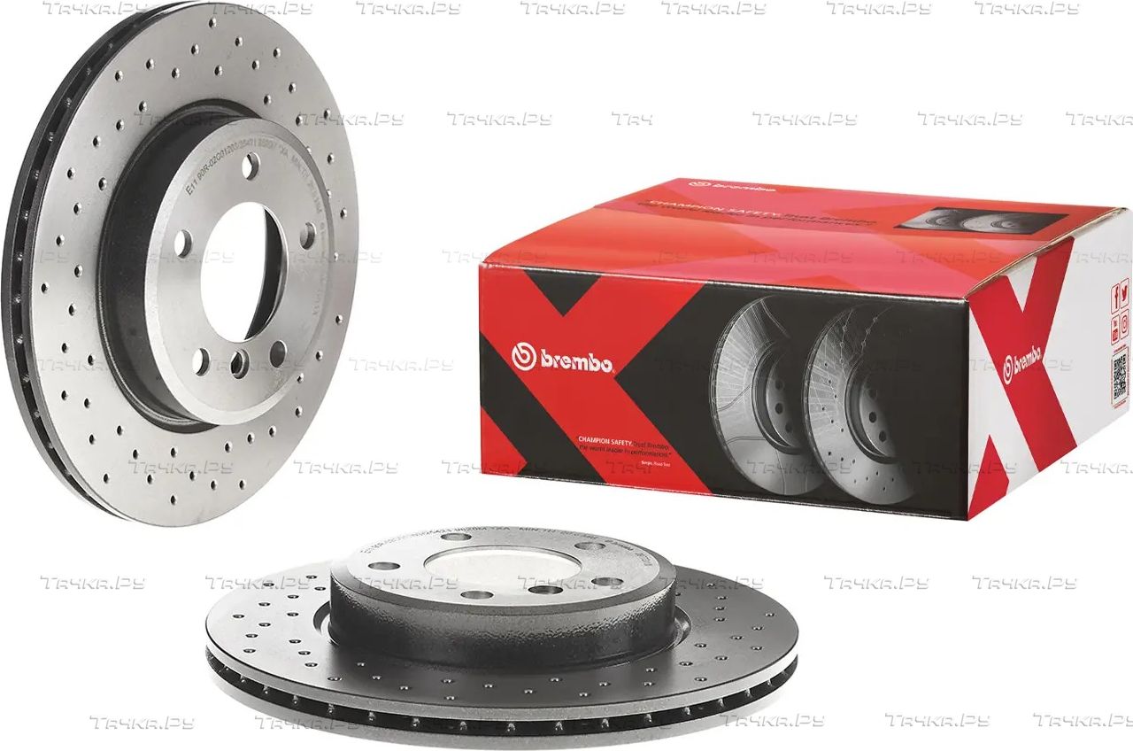 Тормозной диск Brembo XTRA LINE - Xtra передний для BMW Z3 I 2000-2003. Артикул 09.7701.1X