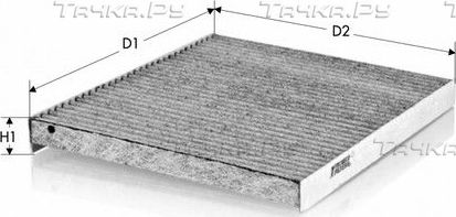 Салонный фильтр  Tecneco Filters. Артикул CK26009C