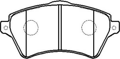 Тормозные колодки HSB. Артикул HP8214