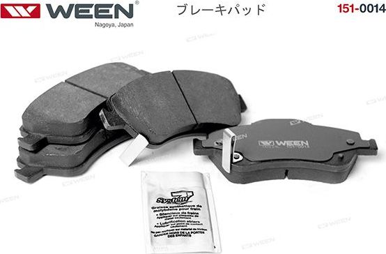 Тормозные колодки WEEN. Артикул 151-0014