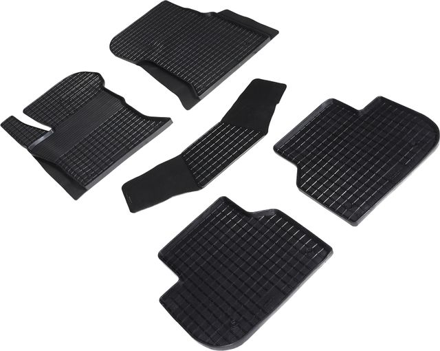 Коврики резиновые Seintex с узором сетка для салона Jaguar XF II 2015-2026. Артикул 93954