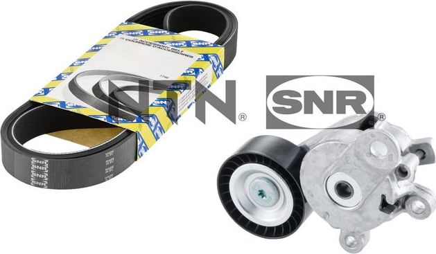 Приводной ремень поликлиновой с роликами (комплект) NTN / SNR. Артикул KA857.27