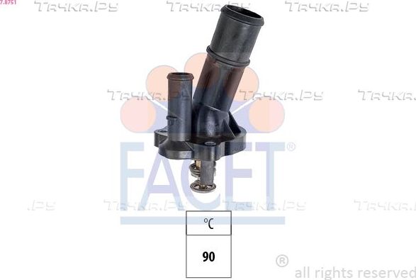 Термостат Facet Made in Italy - OE Equivalent для Volvo V70 III 2007-2011. Артикул 7.8751