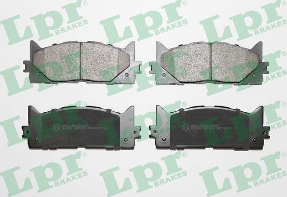 Тормозные колодки LPR передние для Lexus ES V 2006-2012. Артикул 05P1593