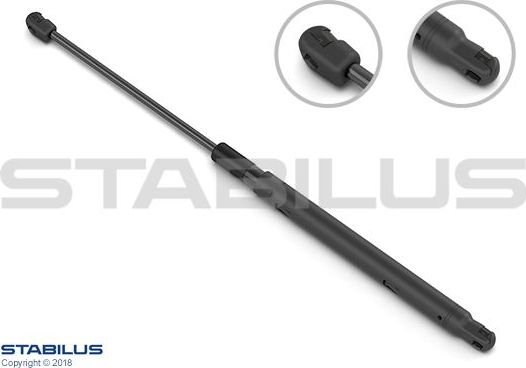 Амортизатор (упор) капота Stabilus Lift-O-Mat® левый для Mercedes-Benz CLS III (C257) 2017-2026. Артикул 222779