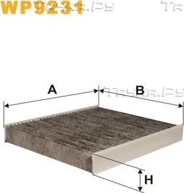 Салонный фильтр WIX Filters для Ford Focus II 2004-2012. Артикул WP9231