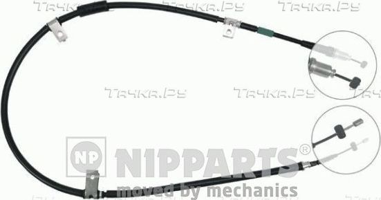 Трос ручника (тросик ручного тормоза) Nipparts. Артикул J19138