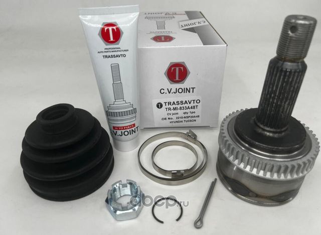 ШРУС наружный | перед прав/лев | 27/24 (Trassavto). Артикул TRMI833A48T