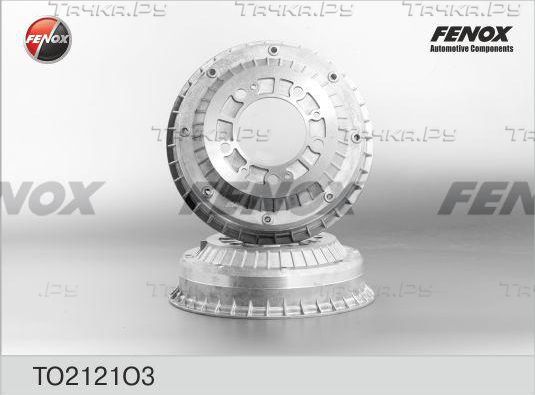 Тормозной барабан Fenox передний/задний для ВАЗ 2120 Лада Надежда I 1997-2006. Артикул TO2121O3