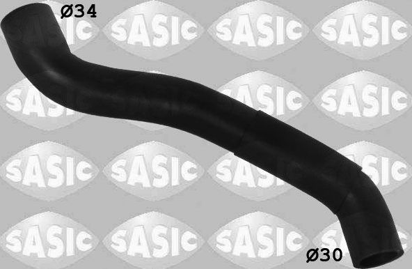 Патрубок радиатора (системы охлаждения) Sasic правый верхний для Opel Combo C 2004-2011. Артикул 3406184