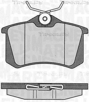 Тормозные колодки Magneti Marelli. Артикул 363916060348