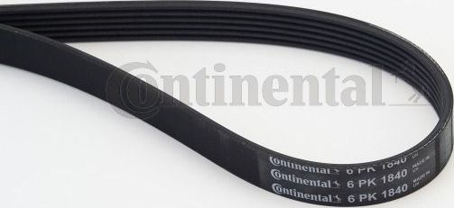 Приводной ремень поликлиновой ContiTech. Артикул 6PK1840