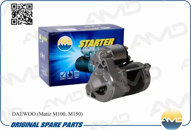 Стартер Daewoo Matiz Chevrolet Aveo 1.2 (AMD) AMD. Артикул AMDEL298
