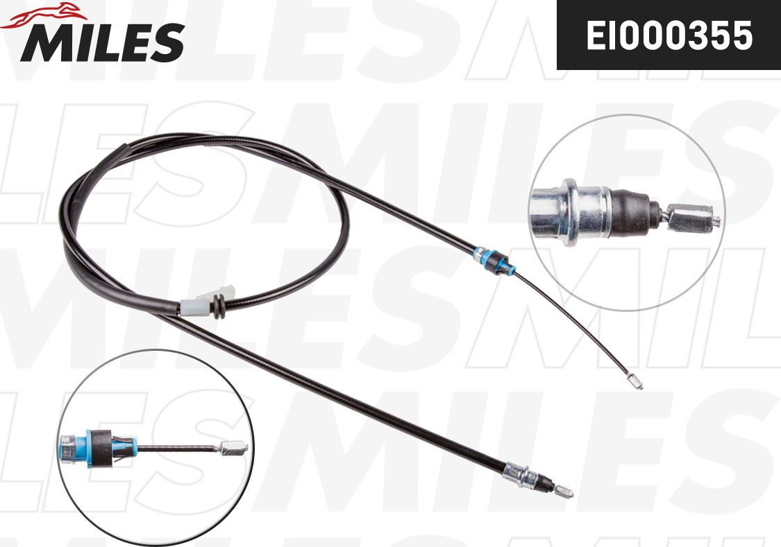 Трос ручника (тросик ручного тормоза) Miles. Артикул EI000355